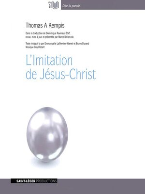 cover image of L'Imitation de Jésus-Christ